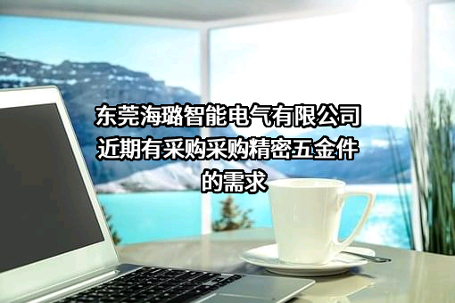 东莞海璐智能电气有限公司近期有采购采购精密五金件的需求