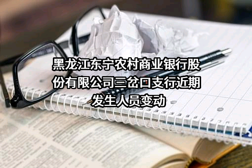 黑龙江东宁农村商业银行股份有限公司三岔口支行