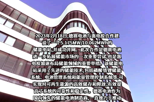 深圳市德赛电池科技股份有限公司