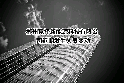 郴州竞择新能源科技有限公司