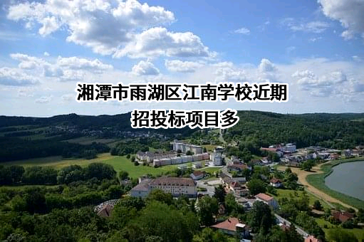 湘潭市雨湖区江南学校近期招投标项目多