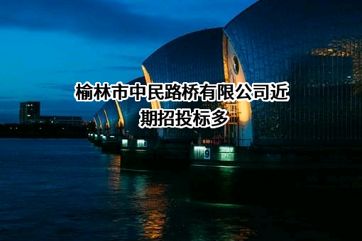 榆林市中民路桥有限公司近期招投标项目多