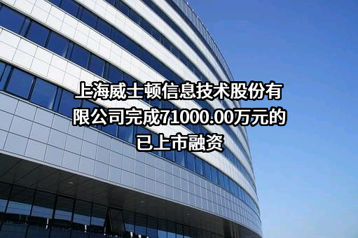 上海威士顿信息技术股份有限公司