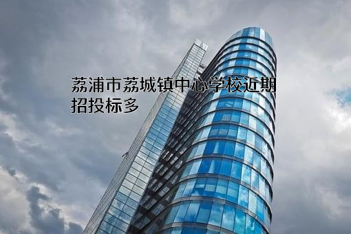 荔浦市荔城镇中心学校近期招投标项目多