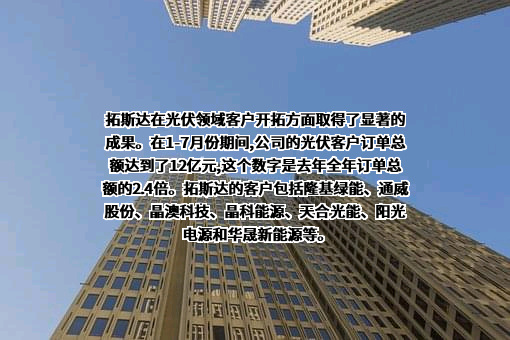 广东拓斯达科技股份有限公司