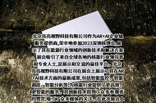 北京亮亮视野科技有限公司